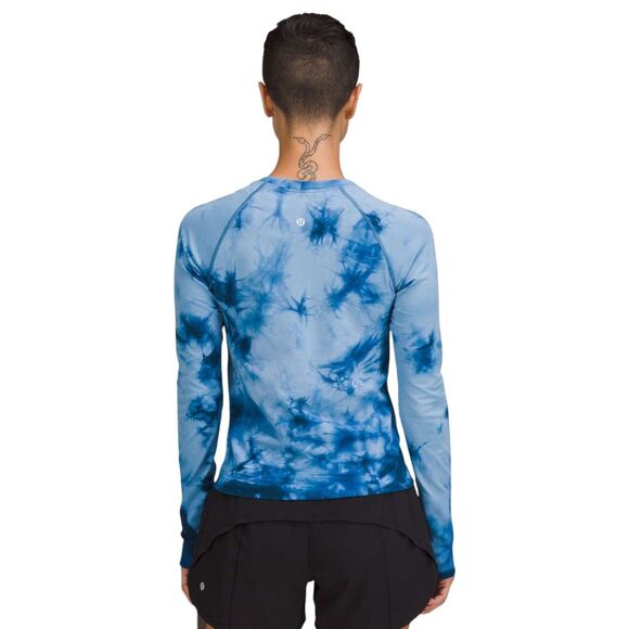 Lululemon Swiftly Tech Long Sleeve Shirt 2.0 *Race Length Marble Dye Commander - Picture 3 of 8